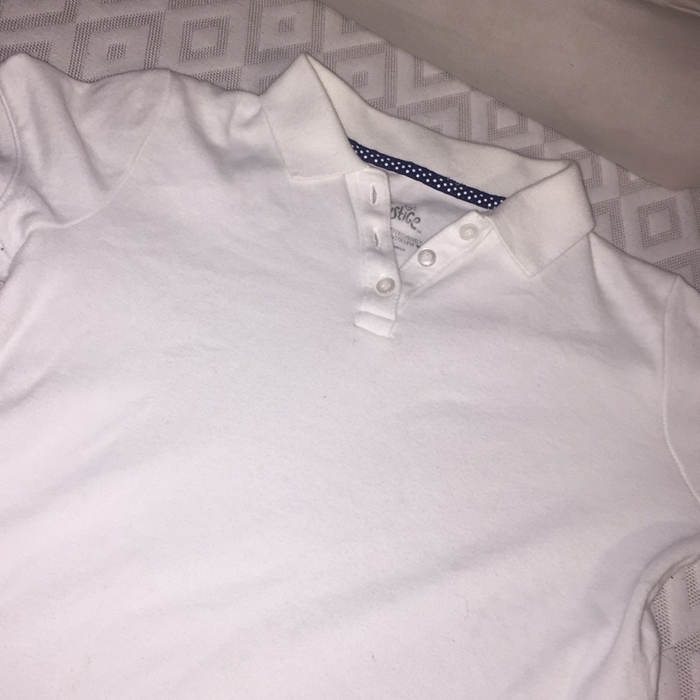 White polo from justice